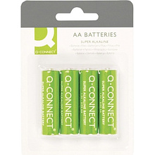 Батарейки алкалиновые Q-Connect "AA/LR6", 4 шт.
